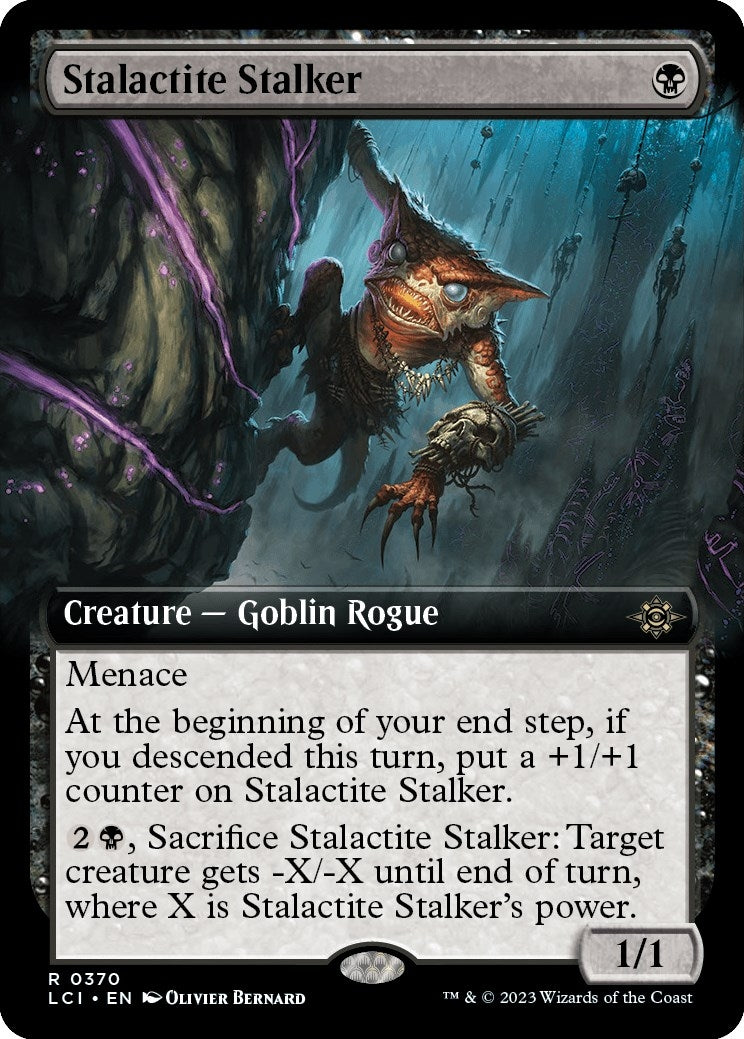 Image for Stalactite Stalker (Extended Art) (The Lost Caverns of Ixalan) (370) - Magic: The Gathering