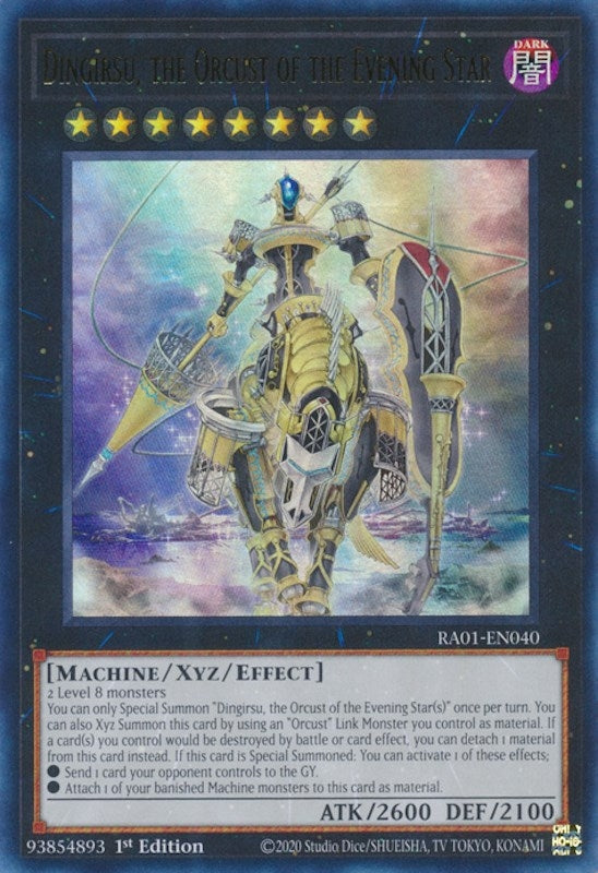 Image for Dingirsu, the Orcust of the Evening Star (UR) (25th Anniversary Rarity Collection) (RA01-EN040) - YuGiOh