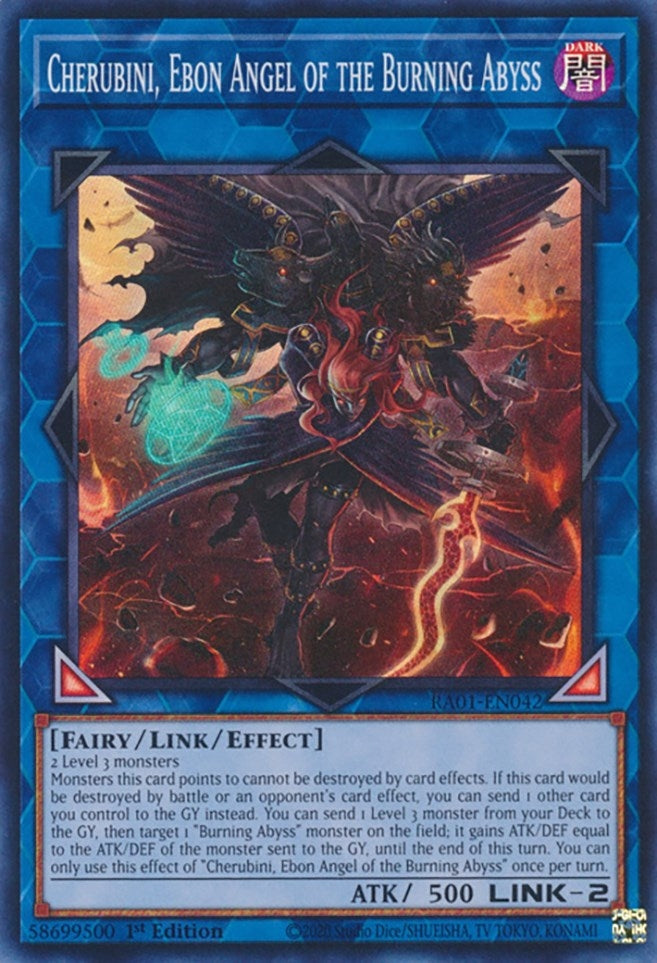 Image for Cherubini, Ebon Angel of the Burning Abyss (25th Anniversary Rarity Collection) (RA01-EN042) - YuGiOh