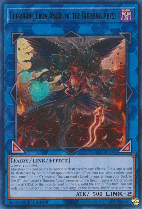 Image for Cherubini, Ebon Angel of the Burning Abyss (UR) (25th Anniversary Rarity Collection) (RA01-EN042) - YuGiOh