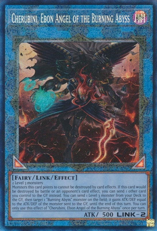 Image for Cherubini, Ebon Angel of the Burning Abyss (PCR) (25th Anniversary Rarity Collection) (RA01-EN042) - YuGiOh
