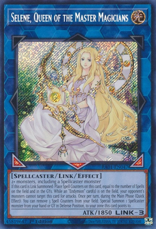 Image for Selene, Queen of the Master Magicians (Secret Rare) (25th Anniversary Rarity Collection) (RA01-EN047) - YuGiOh