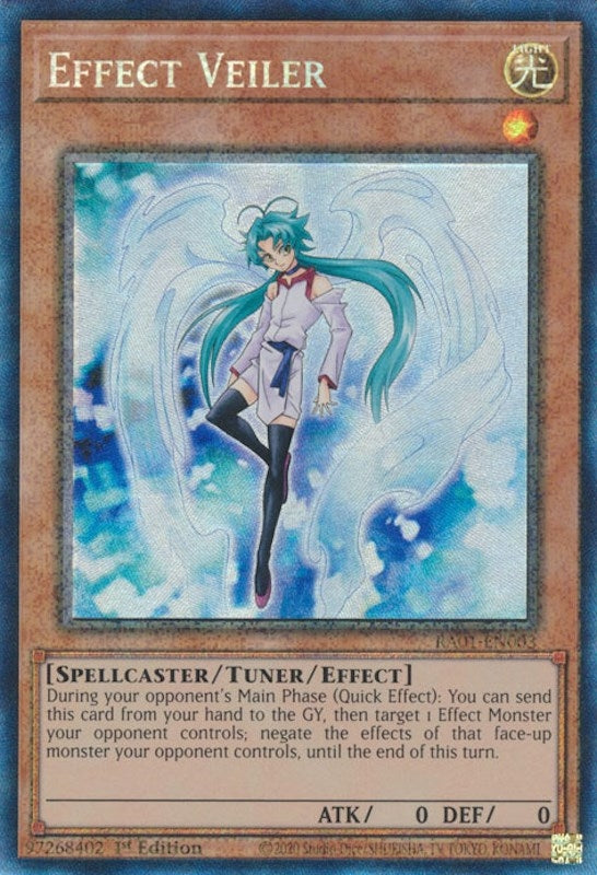 Image for Effect Veiler (PCR) (25th Anniversary Rarity Collection) (RA01-EN003) - YuGiOh