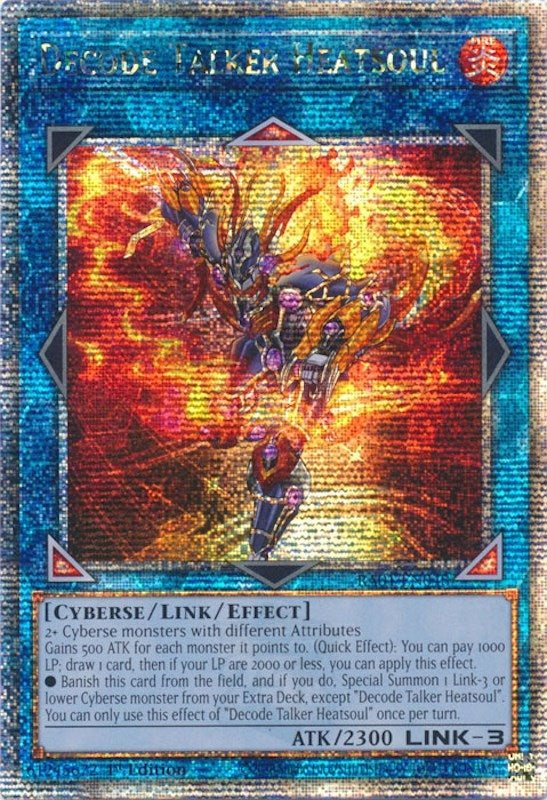 Image for Decode Talker Heatsoul (Quarter Century Secret Rare) (25th Anniversary Rarity Collection) (RA01-EN048) - YuGiOh