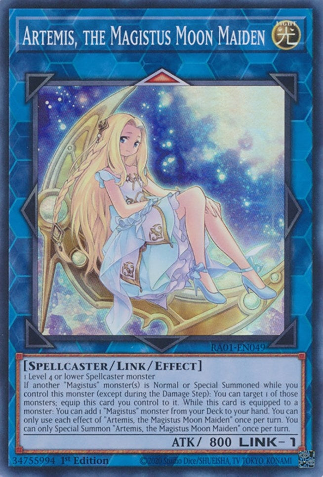 Image for Artemis, the Magistus Moon Maiden (25th Anniversary Rarity Collection) (RA01-EN049) - YuGiOh