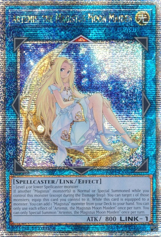 Image for Artemis, the Magistus Moon Maiden (Quarter Century Secret Rare) (25th Anniversary Rarity Collection) (RA01-EN049) - YuGiOh