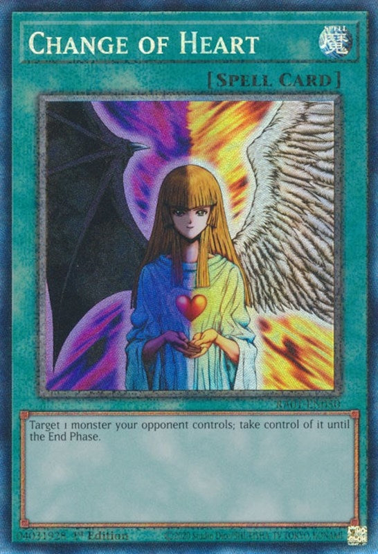 Image for Change of Heart (PCR) (25th Anniversary Rarity Collection) (RA01-EN050) - YuGiOh