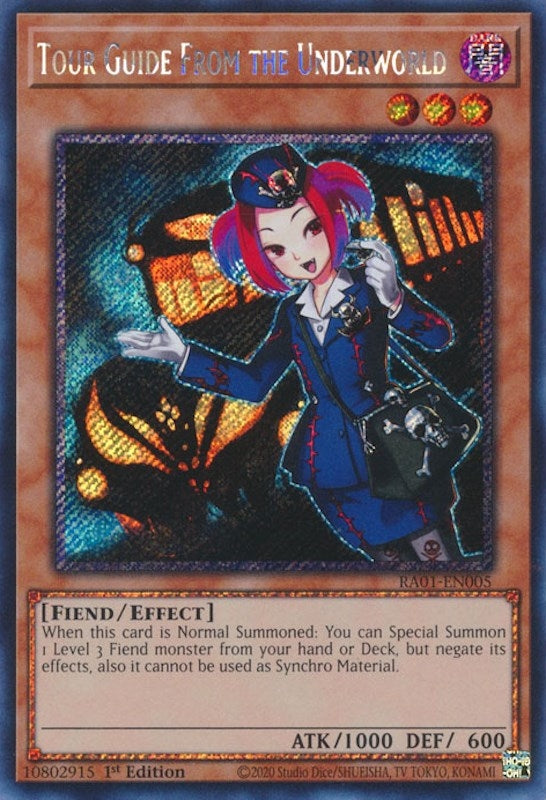 Image for Tour Guide From the Underworld (Platinum Secret Rare) (25th Anniversary Rarity Collection) (RA01-EN005) - YuGiOh