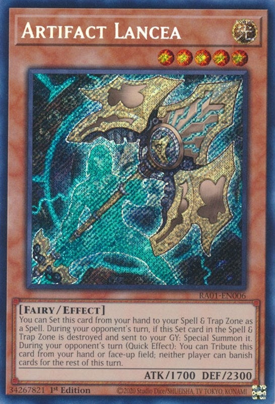 Image for Artifact Lancea (Secret Rare) (25th Anniversary Rarity Collection) (RA01-EN006) - YuGiOh