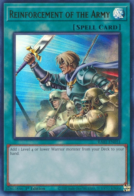 Image for Reinforcement of the Army (UR) (25th Anniversary Rarity Collection) (RA01-EN051) - YuGiOh