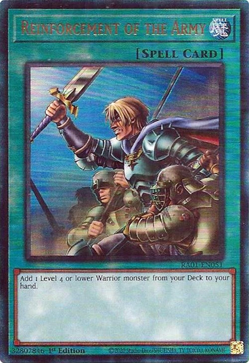 Image for Reinforcement of the Army (PUR) (25th Anniversary Rarity Collection) (RA01-EN051) - YuGiOh
