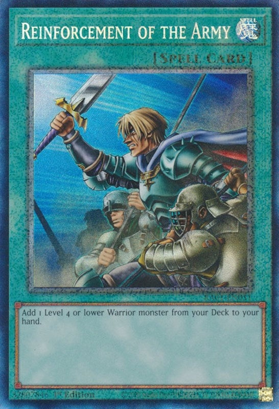 Image for Reinforcement of the Army (PCR) (25th Anniversary Rarity Collection) (RA01-EN051) - YuGiOh