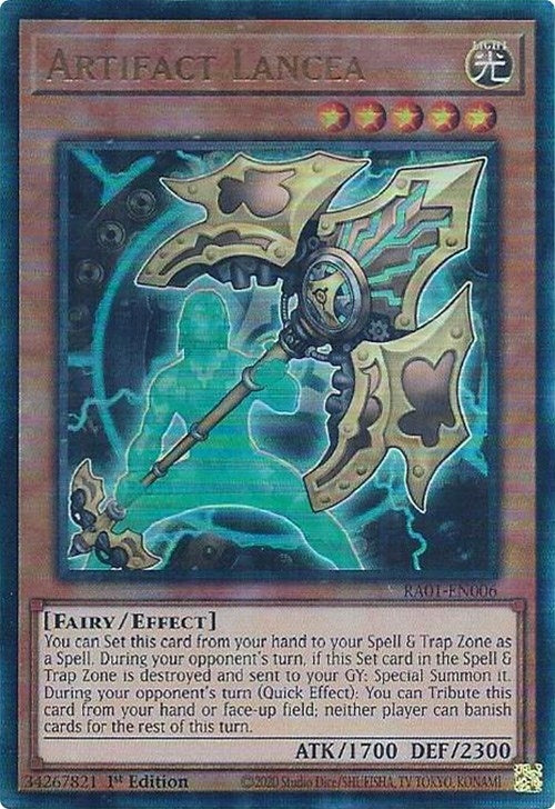 Image for Artifact Lancea (PUR) (25th Anniversary Rarity Collection) (RA01-EN006) - YuGiOh