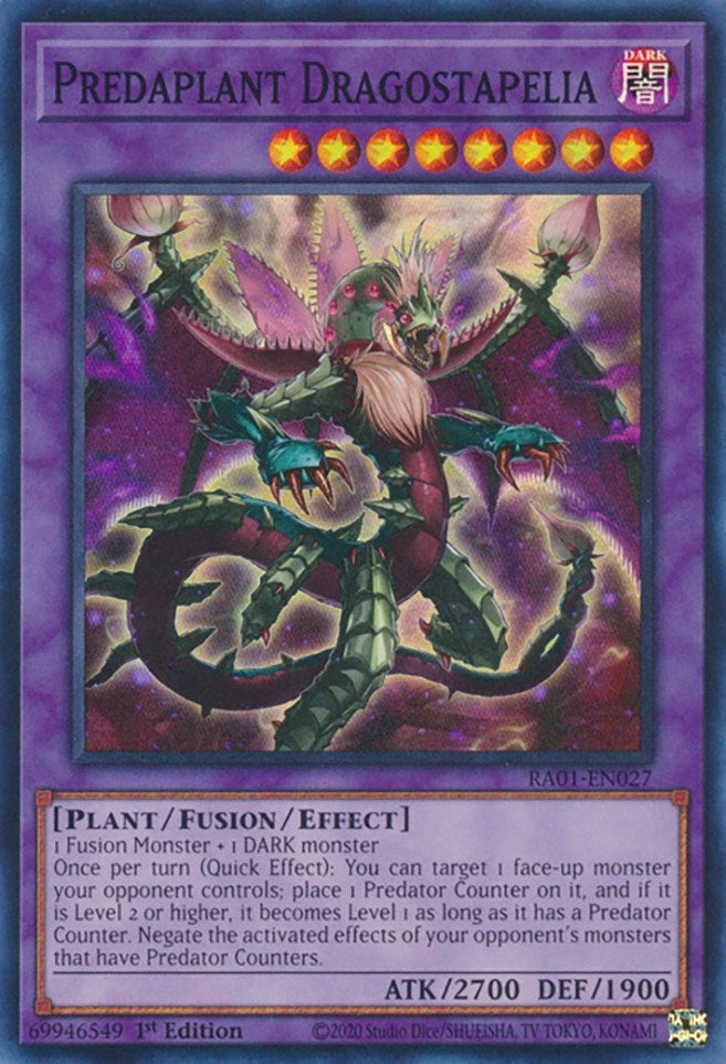 Image for Predaplant Dragostapelia (25th Anniversary Rarity Collection) (RA01-EN027) - YuGiOh