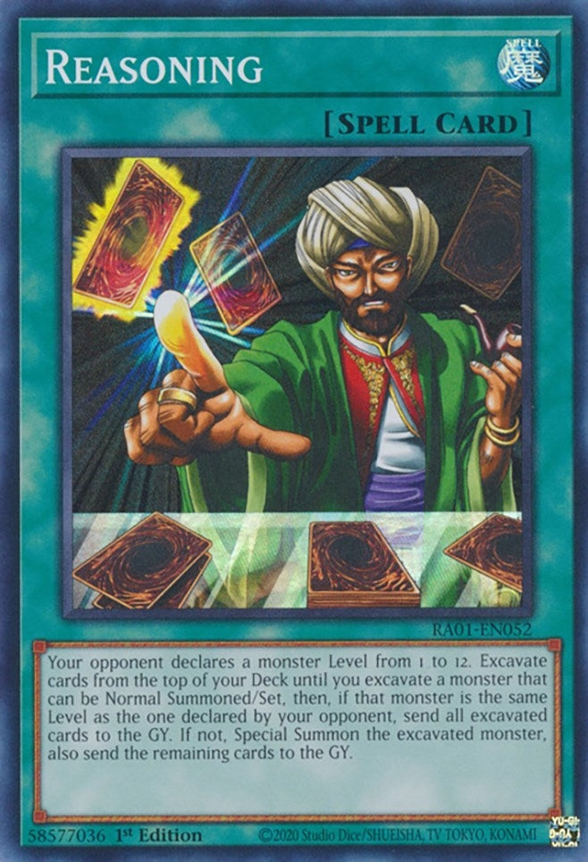 Image for Reasoning (25th Anniversary Rarity Collection) (RA01-EN052) - YuGiOh