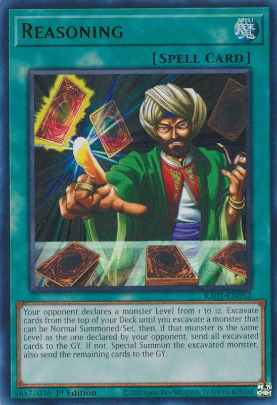 Image for Reasoning (UR) (25th Anniversary Rarity Collection) (RA01-EN052) - YuGiOh