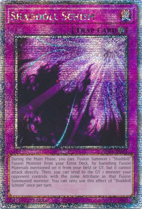 Image for Shaddoll Schism (Quarter Century Secret Rare) (25th Anniversary Rarity Collection) (RA01-EN077) - YuGiOh