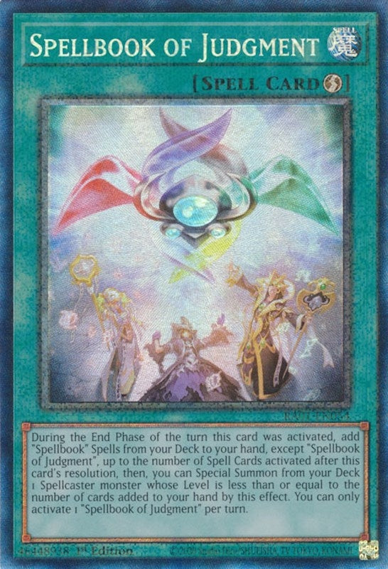 Image for Spellbook of Judgment (PCR) (25th Anniversary Rarity Collection) (RA01-EN054) - YuGiOh