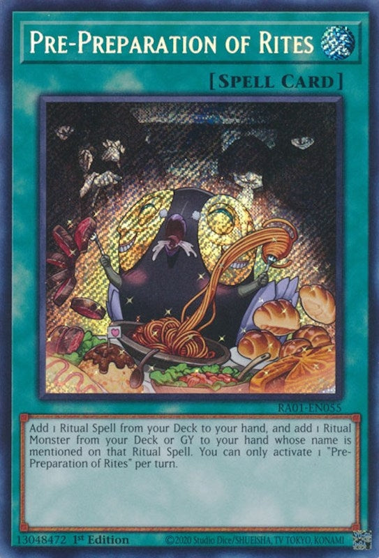 Image for Pre-Preparation of Rites (Secret Rare) (25th Anniversary Rarity Collection) (RA01-EN055) - YuGiOh