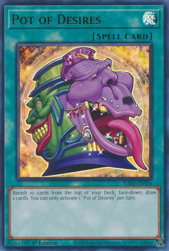 Image for Pot of Desires (UR) (25th Anniversary Rarity Collection) (RA01-EN056) - YuGiOh