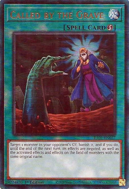 Image for Called by the Grave (PUR) (25th Anniversary Rarity Collection) (RA01-EN057) - YuGiOh