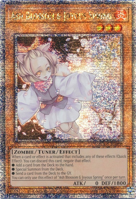 Image for Ash Blossom & Joyous Spring (Quarter Century Secret Rare) (25th Anniversary Rarity Collection) (RA01-EN008) - YuGiOh
