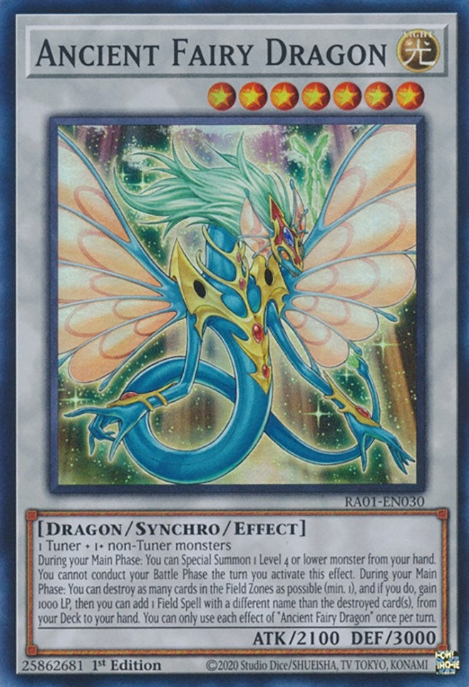 Image for Ancient Fairy Dragon (25th Anniversary Rarity Collection) (RA01-EN030) - YuGiOh