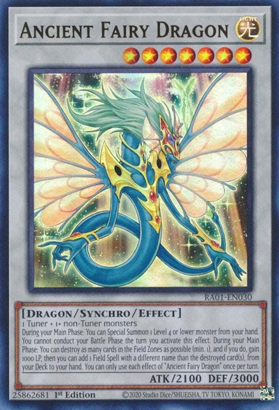 Image for Ancient Fairy Dragon (UR) (25th Anniversary Rarity Collection) (RA01-EN030) - YuGiOh