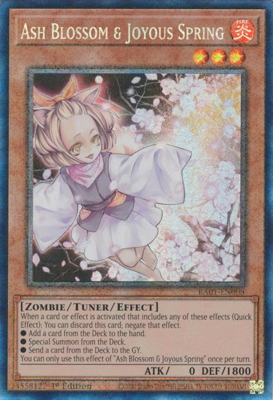 Image for Ash Blossom & Joyous Spring (PCR) (25th Anniversary Rarity Collection) (RA01-EN008) - YuGiOh