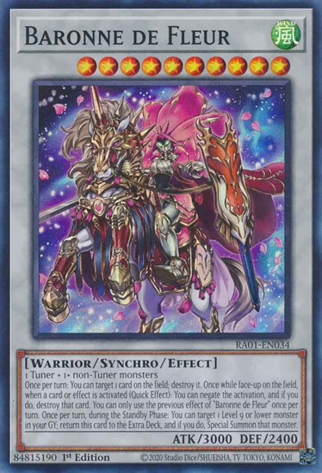Image for Baronne de Fleur (25th Anniversary Rarity Collection) (RA01-EN034) - YuGiOh