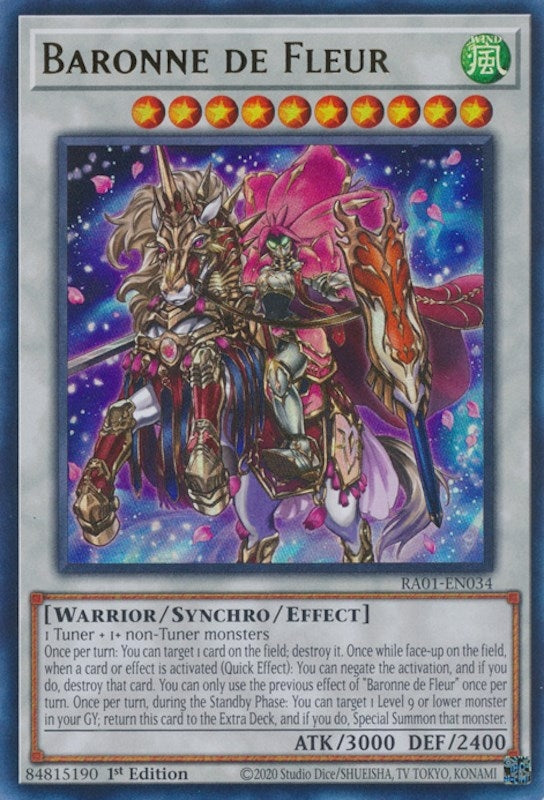 Image for Baronne de Fleur (UR) (25th Anniversary Rarity Collection) (RA01-EN034) - YuGiOh