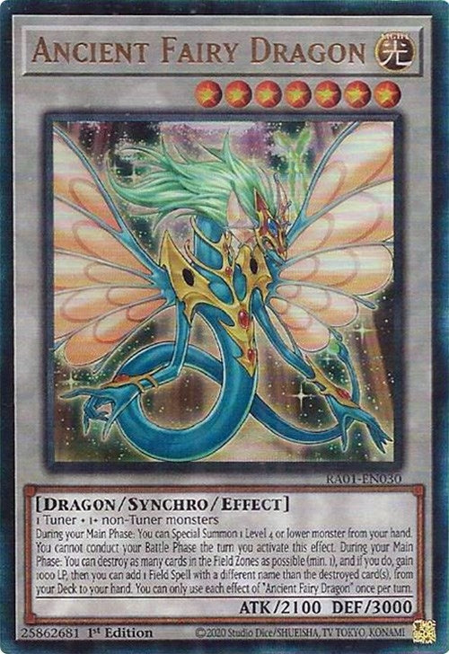 Image for Ancient Fairy Dragon (PUR) (25th Anniversary Rarity Collection) (RA01-EN030) - YuGiOh