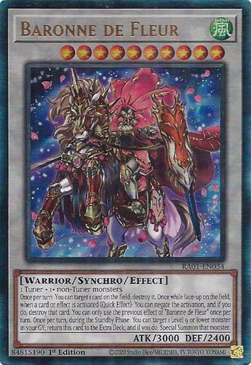 Image for Baronne de Fleur (PUR) (25th Anniversary Rarity Collection) (RA01-EN034) - YuGiOh