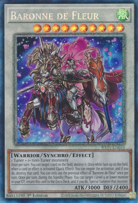 Image for Baronne de Fleur (PCR) (25th Anniversary Rarity Collection) (RA01-EN034) - YuGiOh