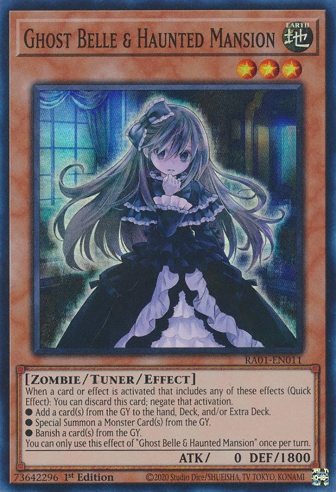 Image for Ghost Belle & Haunted Mansion (25th Anniversary Rarity Collection) (RA01-EN011) - YuGiOh