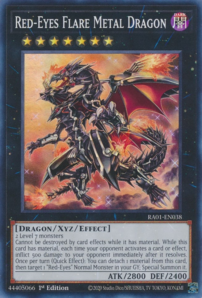 Image for Red-Eyes Flare Metal Dragon (25th Anniversary Rarity Collection) (RA01-EN038) - YuGiOh