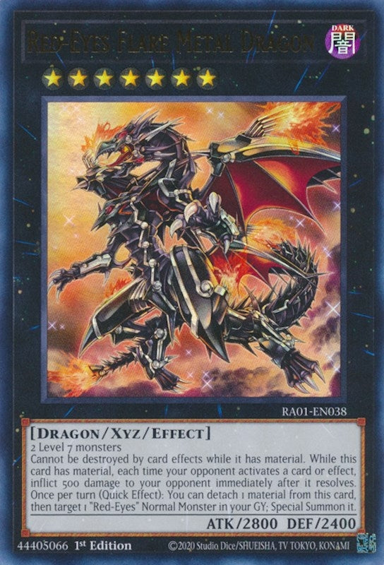 Image for Red-Eyes Flare Metal Dragon (UR) (25th Anniversary Rarity Collection) (RA01-EN038) - YuGiOh