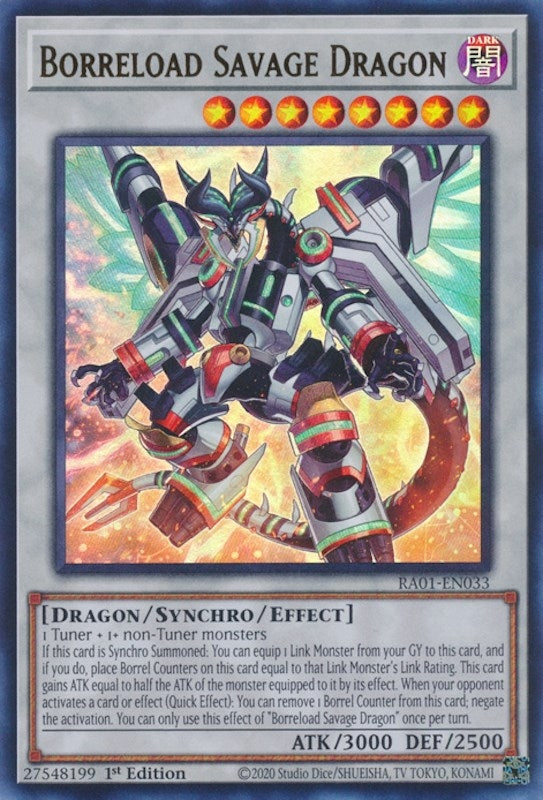 Image for Borreload Savage Dragon (UR) (25th Anniversary Rarity Collection) (RA01-EN033) - YuGiOh