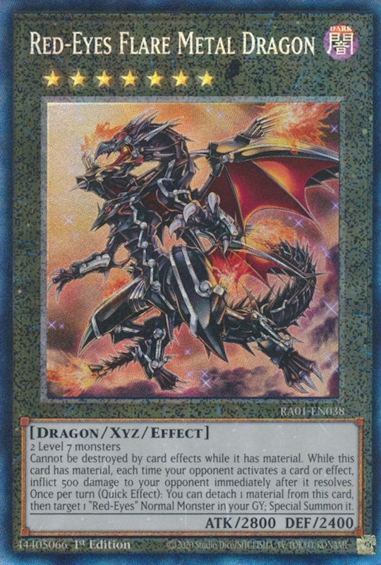 Image for Red-Eyes Flare Metal Dragon (PCR) (25th Anniversary Rarity Collection) (RA01-EN038) - YuGiOh