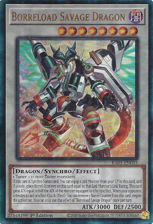Image for Borreload Savage Dragon (PUR) (25th Anniversary Rarity Collection) (RA01-EN033) - YuGiOh