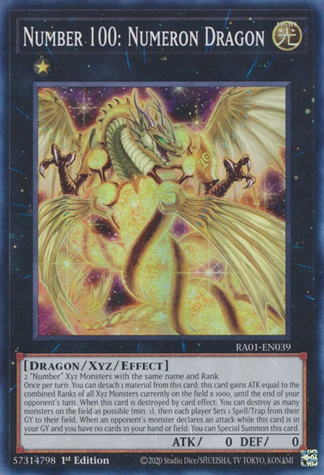 Image for Number 100: Numeron Dragon (25th Anniversary Rarity Collection) (RA01-EN039) - YuGiOh