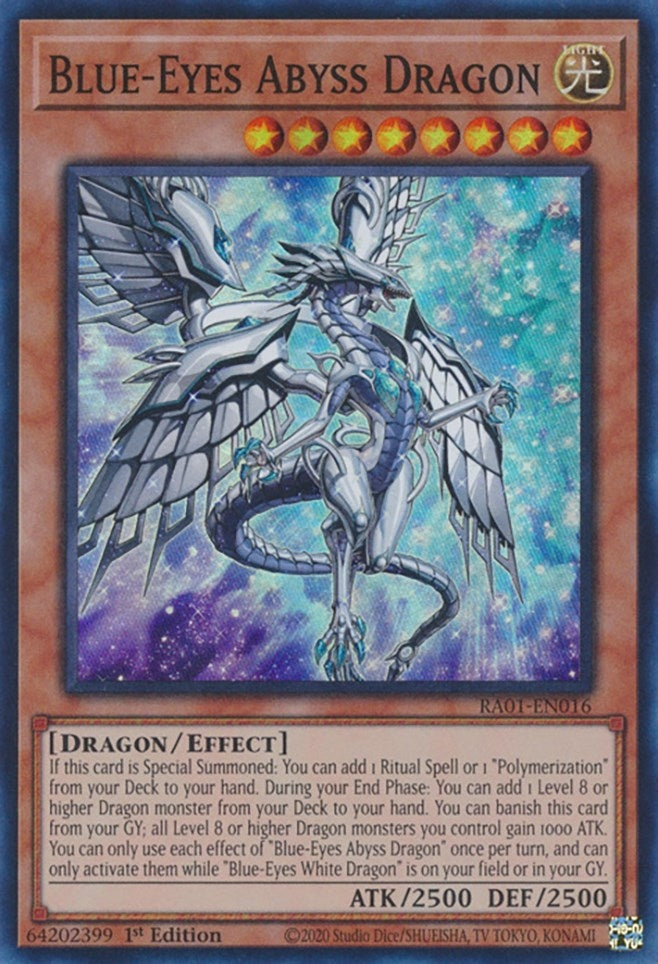 Image for Blue-Eyes Abyss Dragon (25th Anniversary Rarity Collection) (RA01-EN016) - YuGiOh