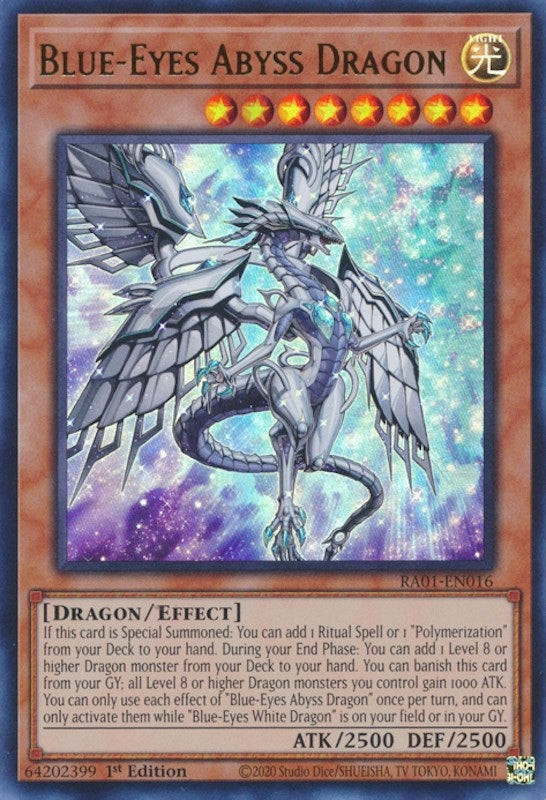 Image for Blue-Eyes Abyss Dragon (UR) (25th Anniversary Rarity Collection) (RA01-EN016) - YuGiOh