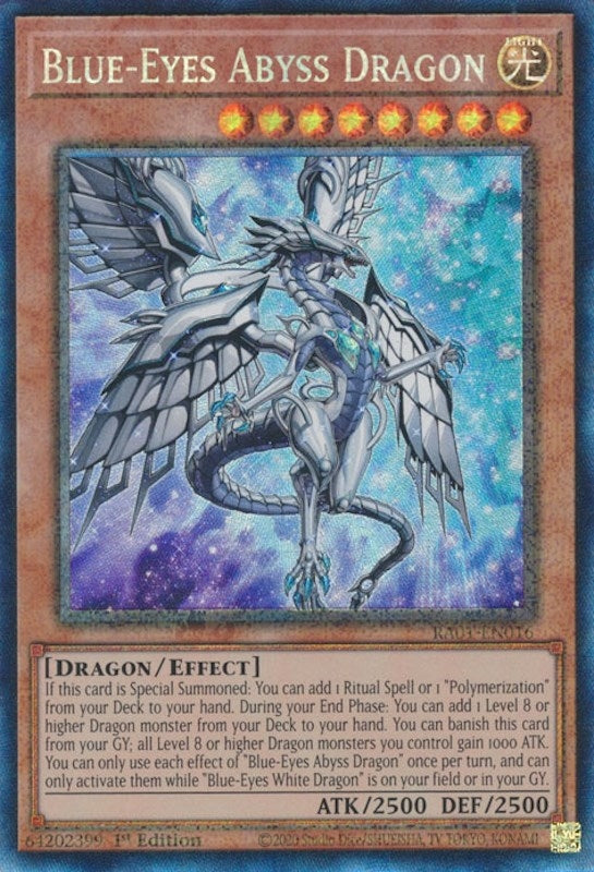 Image for Blue-Eyes Abyss Dragon (PCR) (25th Anniversary Rarity Collection) (RA01-EN016) - YuGiOh