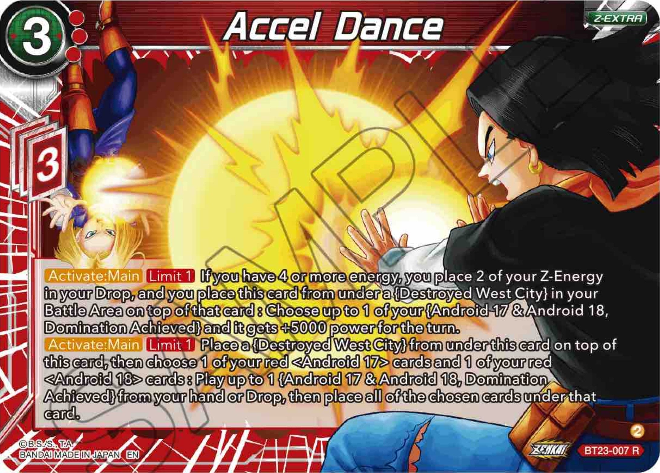 Image for Accel Dance (Perfect Combination) (BT23-007) - Dragon Ball Super: Masters