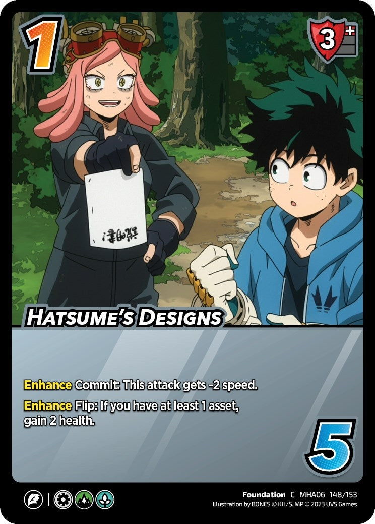 Image for Hatsume's Designs (UniVersus: My Hero Academia: Jet Burn) (148/153) - UniVersus