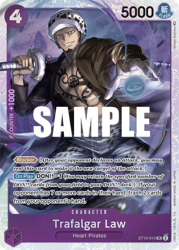 Image for Trafalgar Law (010) (Ultra Deck: The Three Captains) (ST10-010) - One Piece Card Game