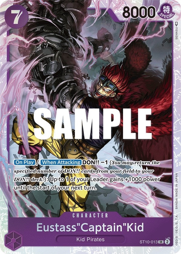 Image for Eustass"Captain"Kid (013) (Ultra Deck: The Three Captains) (ST10-013) - One Piece Card Game