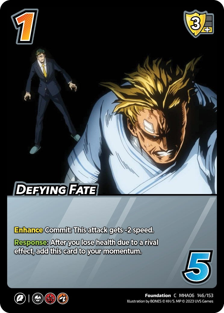 Image for Defying Fate (UniVersus: My Hero Academia: Jet Burn) (146/153) - UniVersus