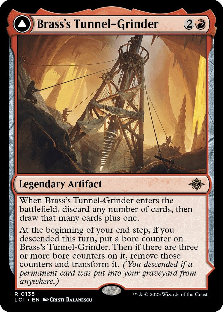 Image for Brass's Tunnel-Grinder (The Lost Caverns of Ixalan) (135) - Magic: The Gathering